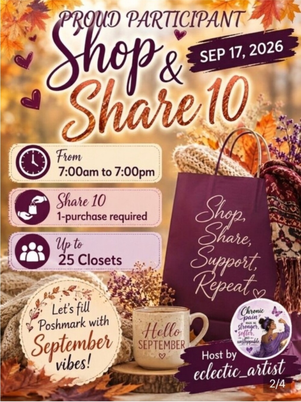 Shop & Share 10 share Event